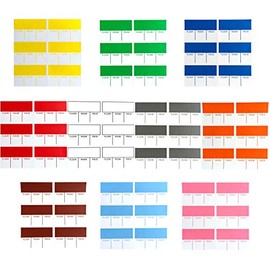 Tag-A-Room Color Coded Mover Labels, Moving Supplies Stickers 120 Count
