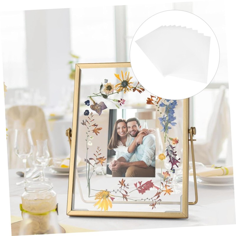 ULTECHNOVO 10pcs High Transparency PVC Sheet for Picture Frames Sturdy