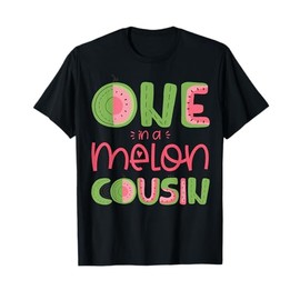 One In A Melon Cousin Cute Watermelon First Birthday Party T-Shirt