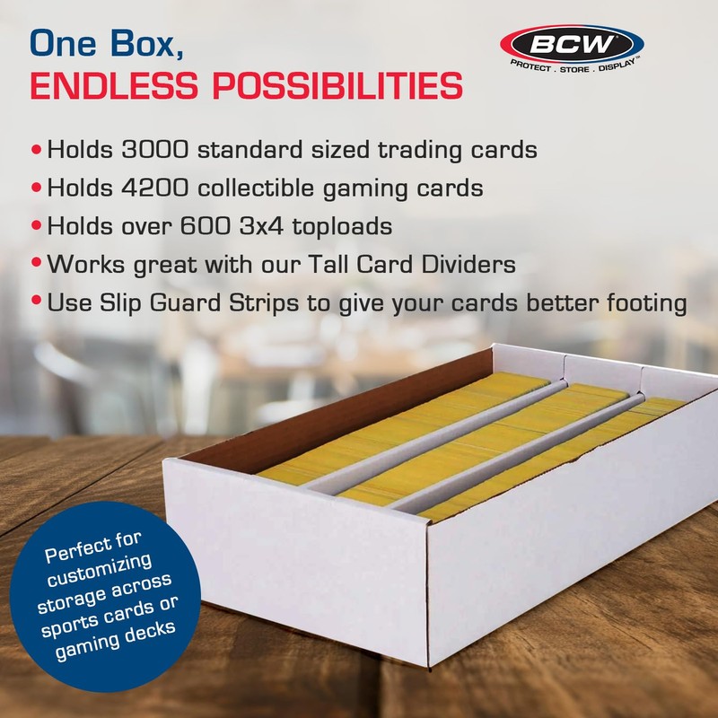 BCW Super Shoe Storage Box – 1 Pack | Cardboard