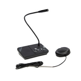 CYSSJF Window Intercom System Dual Way Counter Intercom System With Mute Function Anti-Interference Intercom Microphone and Speaker Bank Glass Intercom for Bank/Office/Hospital/Ticket Booth