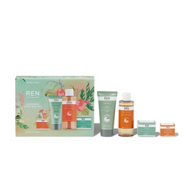 REN Clean Skincare Celebrate Your Skin Set | Limited Edition Gift Set | Christmas Set | Skincare Gift Set | Worth £56