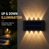 Solar Wall Lights for Outdoor Lighting – Up & Down