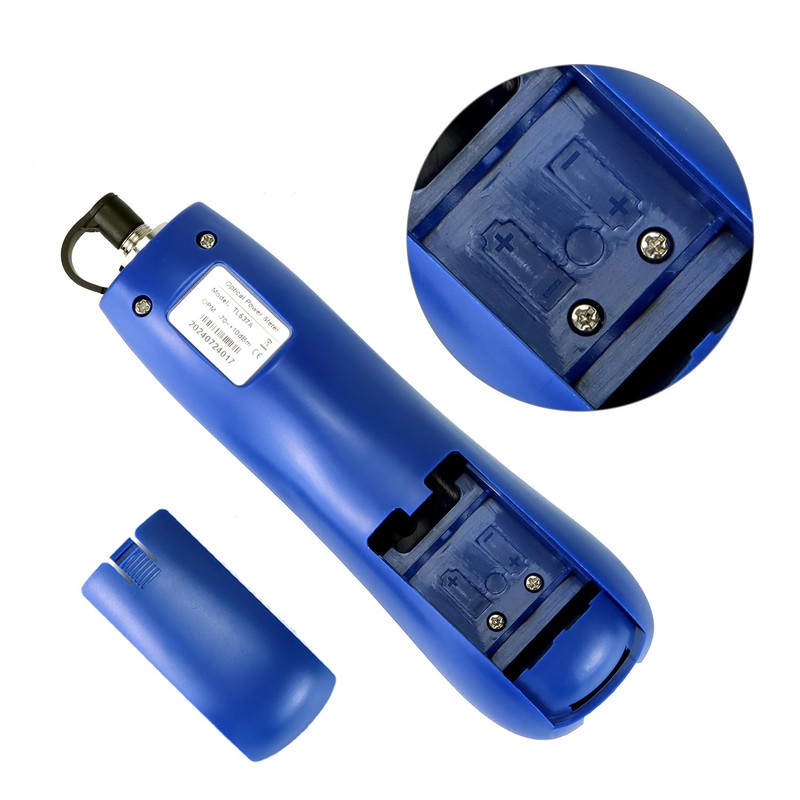 QWORK® Portable Optical Power Meter -70~+10dBm - 6 Calibrated Wavelengths