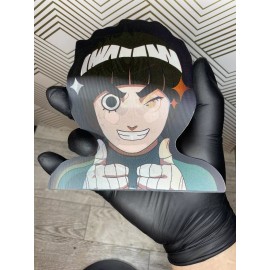 Naruto Shippuden Rock Lee 3D Lenticular Motion Car Sticker Decal Laptop