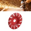 Wood Carving Disc Shaping Wheel 125mm Stainless Steel 12T Accessory