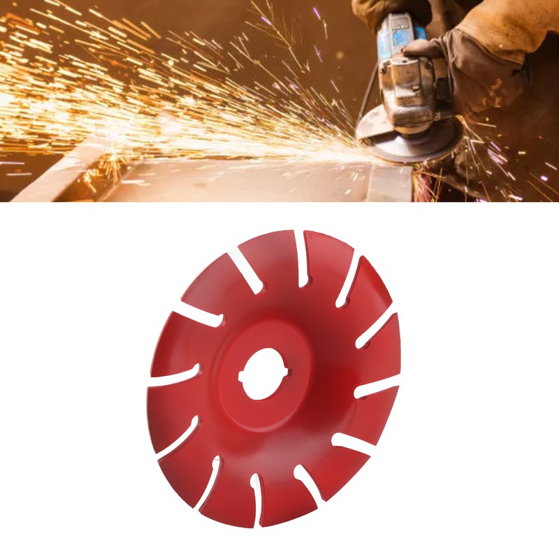 Wood Carving Disc Shaping Wheel 125mm Stainless Steel 12T Accessory