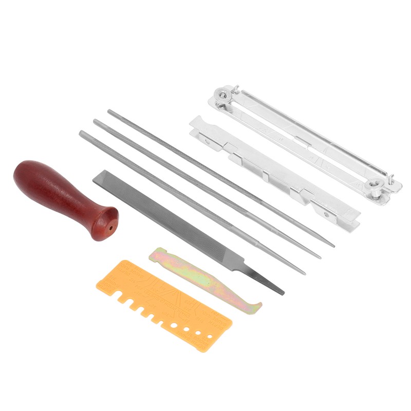 10Pcs Chainsaw Sharpener File Kit Chainsaw Chains Accessory for Garden