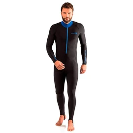 Cressi Men's 1mm One piece wetsuit Skin, Black Blue, XXL/6 UK