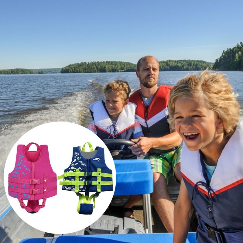 Children Swim Vest Floaties Kids Vest Flotation Swimsuit Swimwear with
