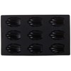 Lékué 9 Cavity Gourmet Shell Shaped Madeleine Mould, Black