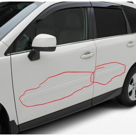 Subaru 2023 Crosstrek Genuine SUBARU Body Side MOLDINGS OEM Set of 4 (Desert Khaki)