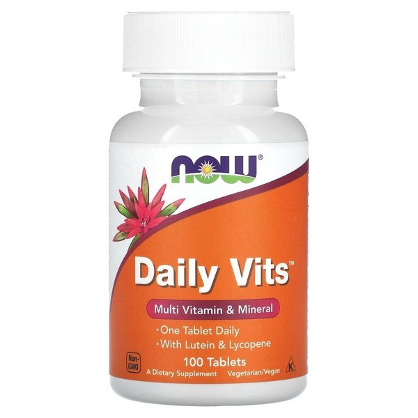 Daily Vits Multivitamin Mineral Lutein Lycopene 100 tablets / 데일리 Vits 멀티비타민 미네랄 루테인 라이코펜 함유 100정