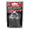 DEKTON DT70110 50MM Iron Padlock, Black
