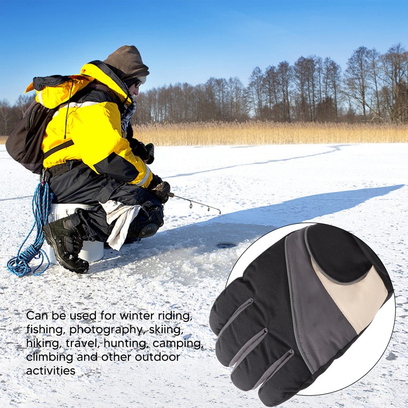 2Pcs Heated Gloves Waterproof Warm Breathable Electric Heating Gloves with
