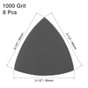 sourcing map Triangular Sandpaper Hook and Loop Triangle Sanding Pad