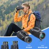 10x42 Monocular Telescope with Smartphone Adapter & Tripod, BAK4 Prism