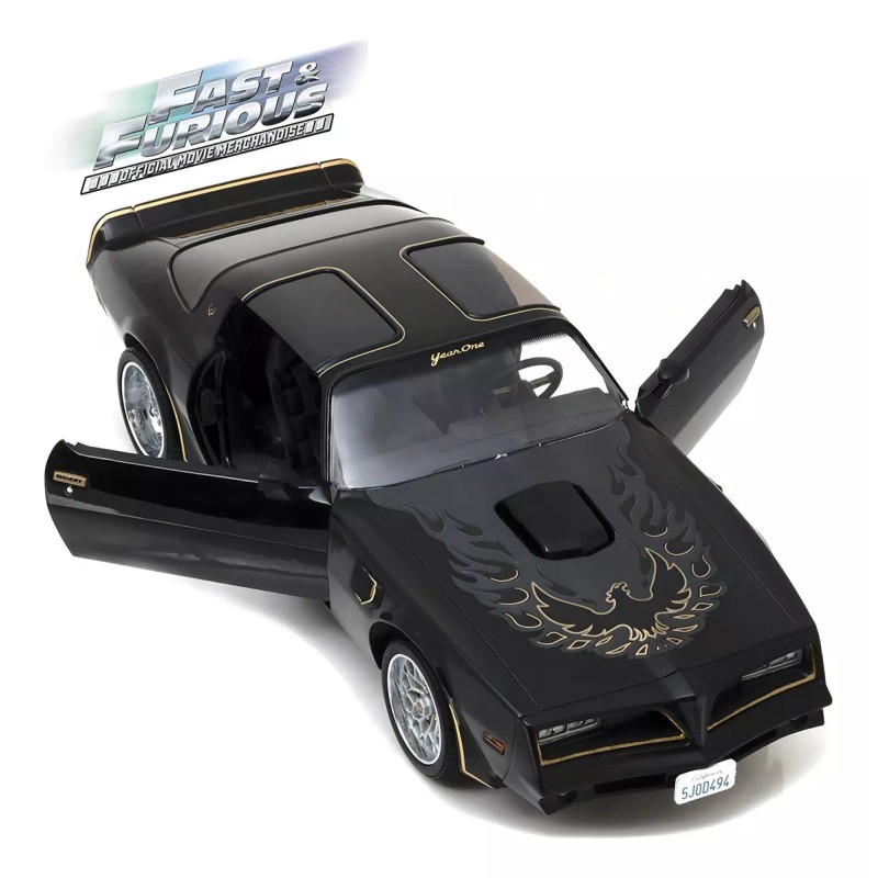Jada 1:32 Tego's Pontiac Firebird Negro Rápido Y Furioso