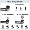 Mic Stand Desk, 360° Rotatable Desktop Microphone Stand, Max Load