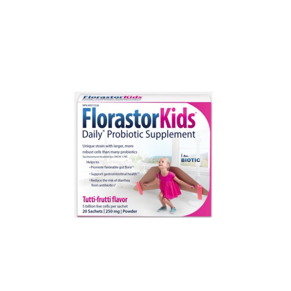 Florastor Kids Daily Probiotic Supplement 20 sachets