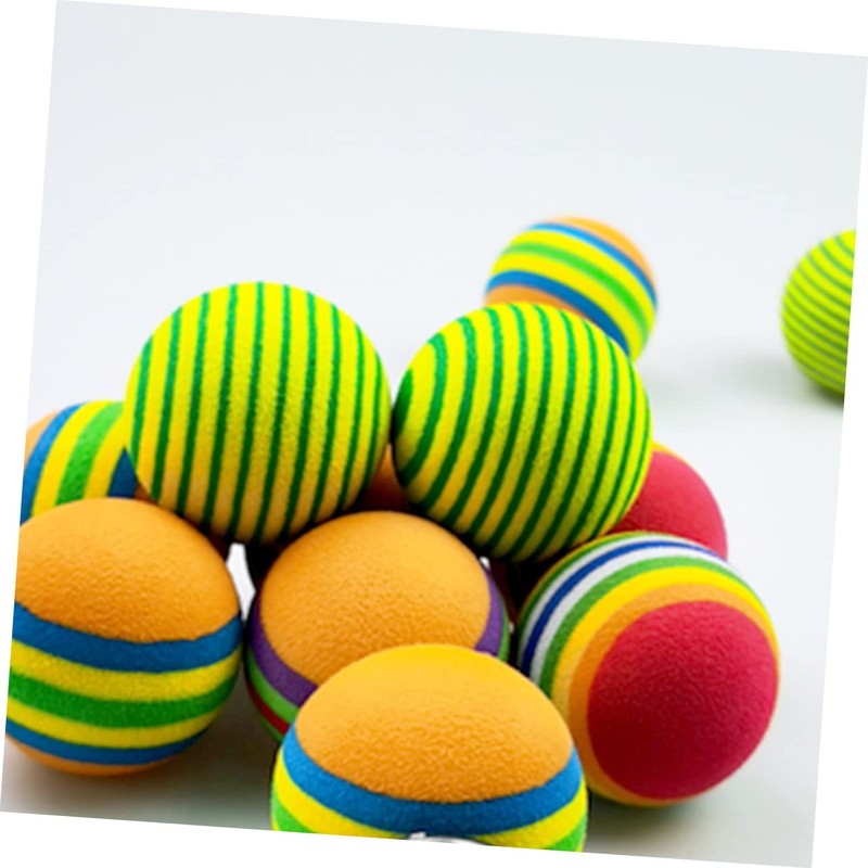 BIUDECO 12pcs Colorful Balls Cat Toy Balls Planet Design Light