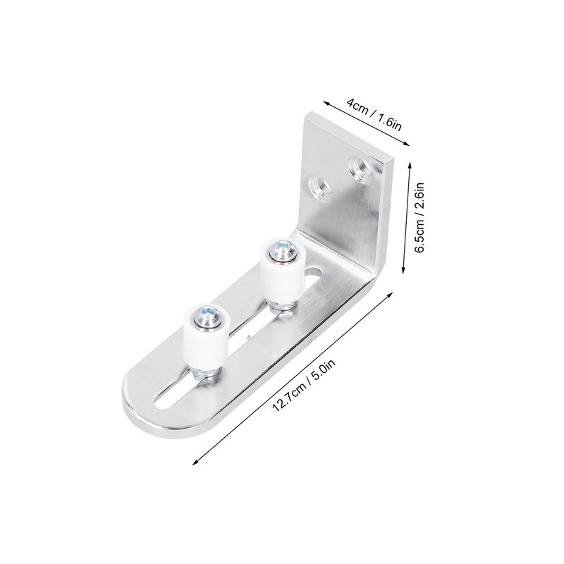 Barn Door Bottom Floor Guide with Bearing Sliding Door Roller