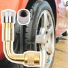 AMZSKU Valve Extension Copper Valve Adapter Angle Valve Extension Car