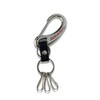 Dickies DS054NCS2 Simple Carabiner Keychain Silver x Red, Silver x