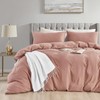 KASYLAN Duvet Cover Set - Washed Microfiber Bedding Set with