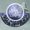 Metal Die Cuts Set Include 4 Different Patterns Round Lace