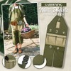 JIAGUTRAD Garden Apron,Waterproof Work Utility Apron Multi Pockets Leg Protect