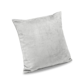 Albani 261524 Relaxing Moments 'Athens', high quality cushion cover in irresistibly smooth, soft faux suede designed for decorative cushions, in silver grey, size 40 x 40 cm.