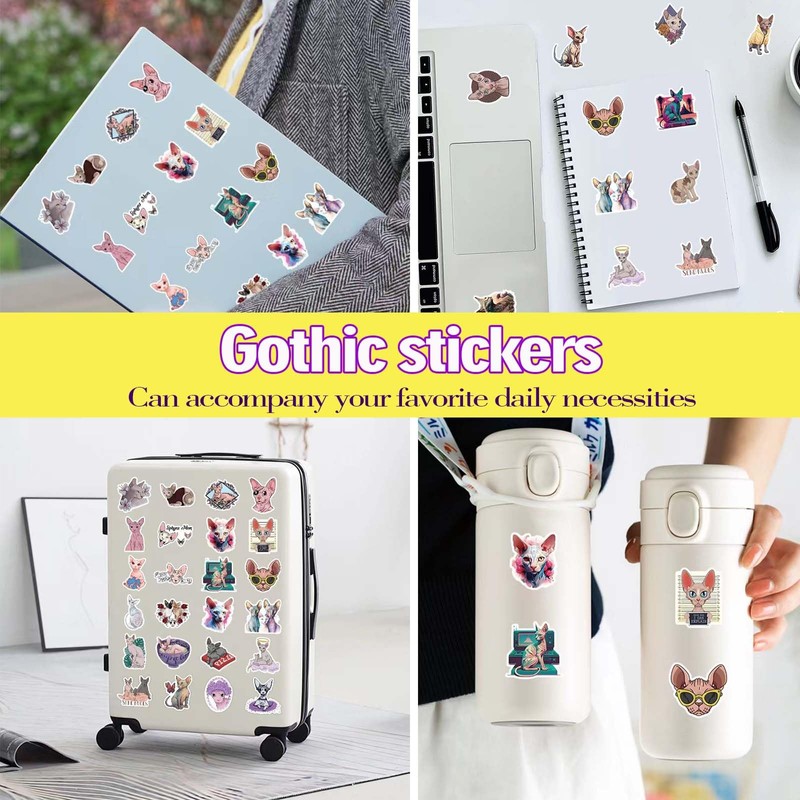TAMUNI Sticker Collection – 100 Unique Cute Cat Stickers, Perfect
