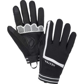 Hestra Guard Long Full Finger Bike Glove - 5-Finger Bike Glove for Trail Riding - Black - 11