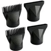 4 Pcs Universal Hair Dryer Nozzle Concentrator Attachment & Comb