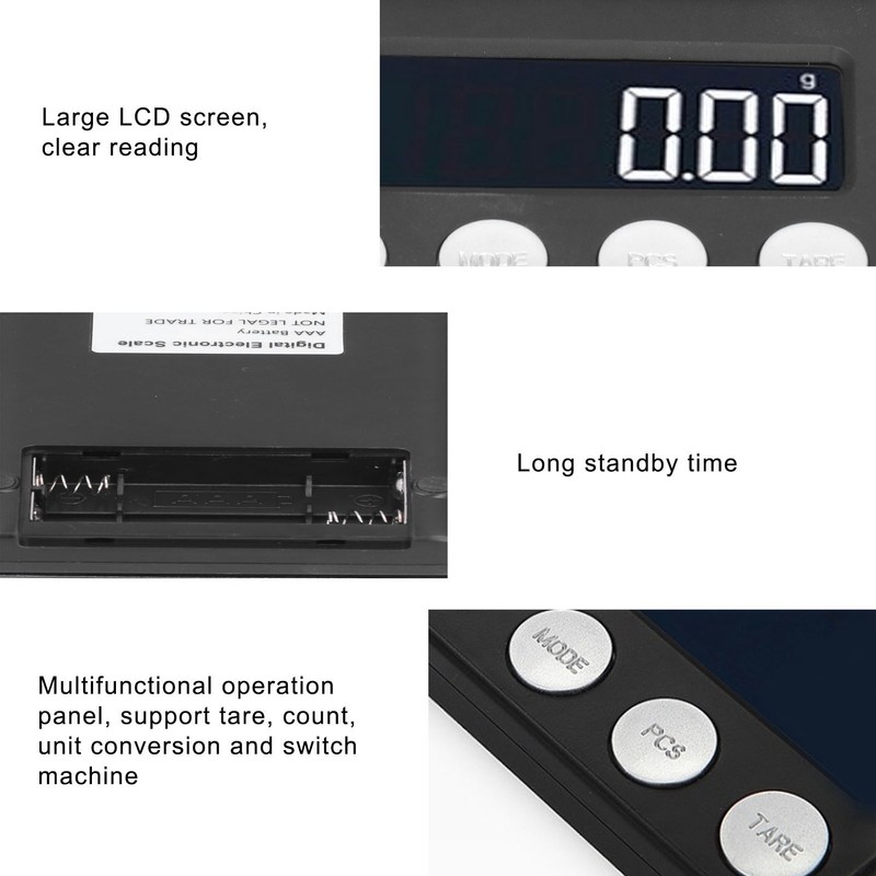Digital Mini Scale Electronic Pocket Jewelry Scale with LCD Display