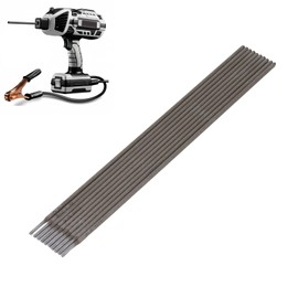 10PCS Welding Rod, Carbon Steel Stick Carbon Steel Electrode Iron Welding Rod Soldering Rods for Portable Electric Welder for Galvanized Sheet Metal, Auto Bodies