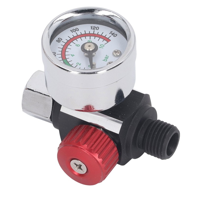 Spray Gun Air Pressure Regulator Aluminum Alloy High Accuracy Adjustment