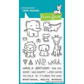 Lawn Fawn Clear Stamps Wild For You