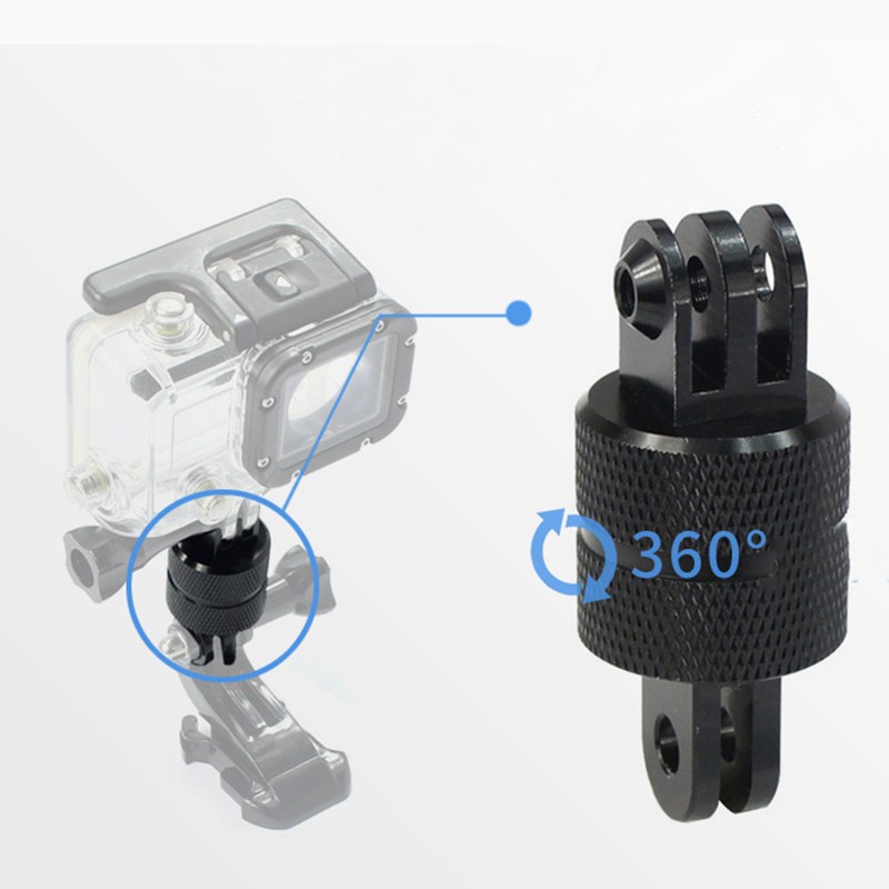 360 Degree Rotating Aluminum Swivel Pivot Arm Mount Adapter for