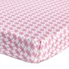 (60cm x 100cm (MINI CRIB), Argyle Pink) - Crib Sheet