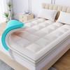 Bivetly Dual Layer 3 Inch Memory Foam Mattress Topper Queen