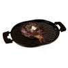 NUWAVE Cast Iron Grill With Enameled Non-Stick Coating, Designed For