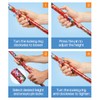 Aidapt Set of 2 Floral Folding Walking Sticks with Adjustable