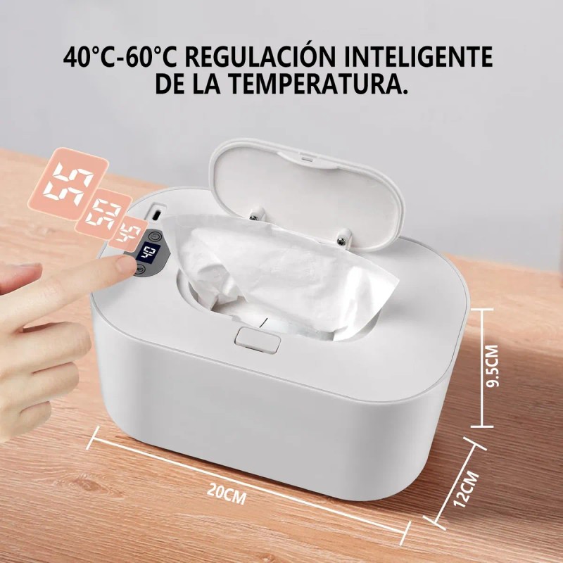 Calentador De Toallitas Húmedas Led Termostato Para Bebés