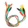 Crocodile Clip Cable, 10pcs 50cm Dual Ended Alligator Clips Test