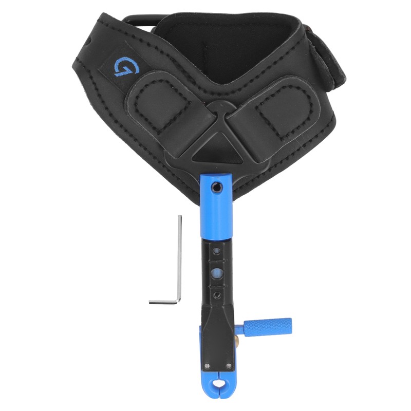 Adjustable Archery Compound Bow Release Aid with Comfortable Wrist Strap