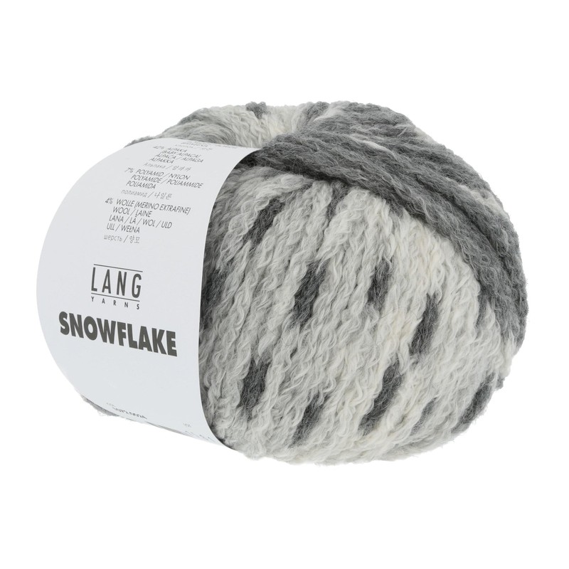 50 g Snowflake – Colour 24 – Wool White/Grey –