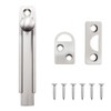 Adyoney 3 Inch Brushed Silver Solid Brass Surface Bolt, Elegant