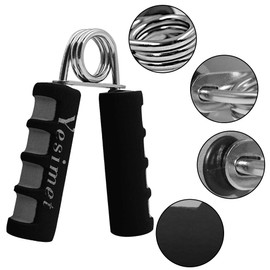 2 Pack Hand Grip Strengthener Set,Finger Gripper, Hand Grippers - Hand Exerciser for Quickly Increasing Wrist Forearm and Finger Strength (Red)